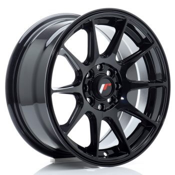 JR Wheels JR11 15×7 ET30 4×100/108 Gloss Black