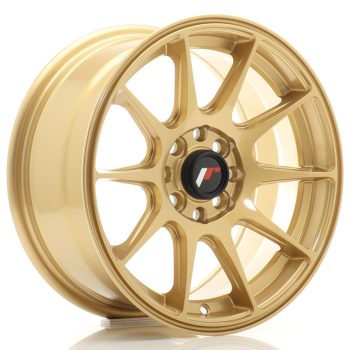 JR Wheels JR11 15×7 ET30 4×100/108 Gold