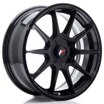JR Wheels JR11 17×7 ET20-38 4H BLANK Gloss Black