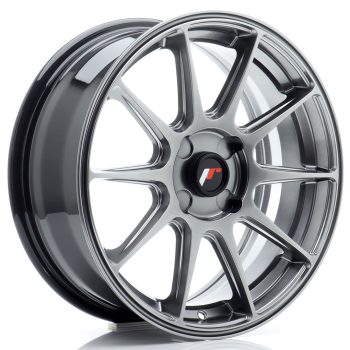 JR Wheels JR11 17×7 ET20-38 4H BLANK Hyper Black
