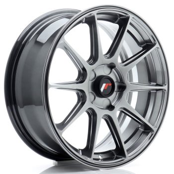 JR Wheels JR11 17×7 ET20-38 5H BLANK Hyper Black