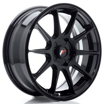 JR Wheels JR11 17×7 ET20-38 BLANK Gloss Black