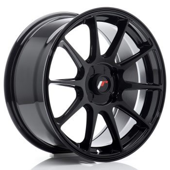 JR Wheels JR11 17×8 ET20-35 4H BLANK Gloss Black