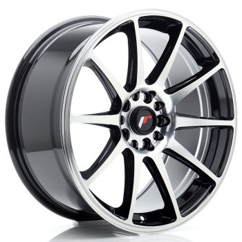 JR Wheels JR11 18×8,5 ET35 5×100/108 Black Machined Face