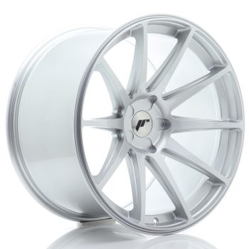 JR Wheels JR11 20×11 ET20-30 5H BLANK Hyper Silver