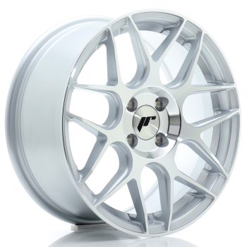 JR Wheels JR18 16×7 ET25 4×108 Silver Machined Face