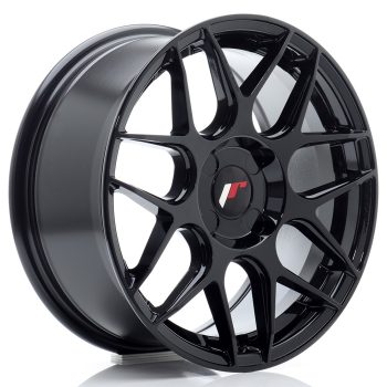 JR Wheels JR18 16×7 ET20-35 4H BLANK Gloss Black