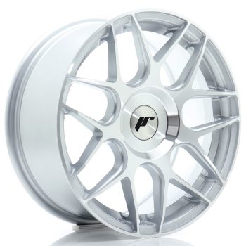 JR Wheels JR18 16×7 ET20-35 BLANK Silver Machined Face