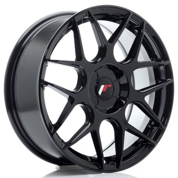 JR Wheels JR18 17×7 ET20-40 4H BLANK Gloss Black