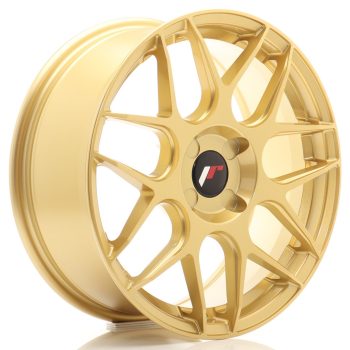 JR Wheels JR18 17×7 ET20-40 4H BLANK Gold