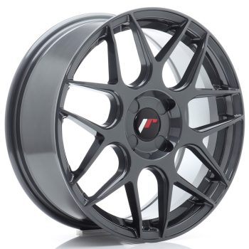 JR Wheels JR18 17×7 ET20-40 4H BLANK Hyper Gray