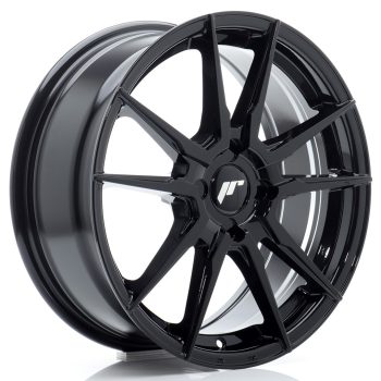 JR Wheels JR21 17×7 ET20-40 4H BLANK Gloss Black