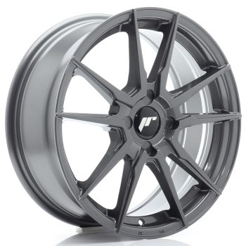 JR Wheels JR21 17×7 ET20-40 4H BLANK Hyper Gray
