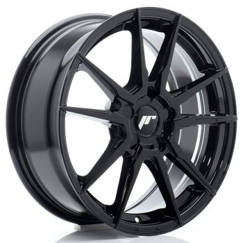 JR Wheels JR21 17×7 ET20-40 5H BLANK Gloss Black