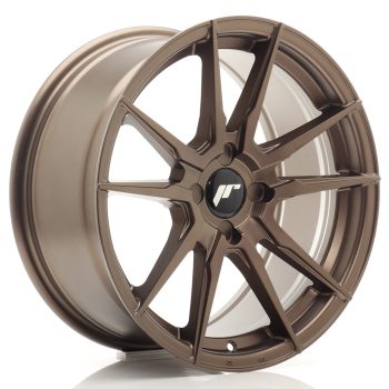 JR Wheels JR21 17×8 ET20-35 4H BLANK Matt Bronze