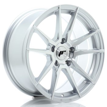 JR Wheels JR21 17×8 ET35 5×112 Silver Machined Face