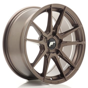 JR Wheels JR21 17×8 ET20-35 5H BLANK Matt Bronze