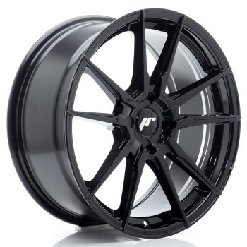JR Wheels JR21 18×8 ET20-40 4H BLANK Gloss Black