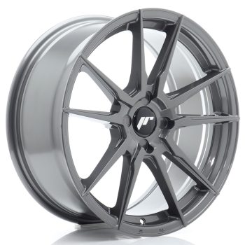 JR Wheels JR21 18×8 ET20-40 4H BLANK Hyper Gray