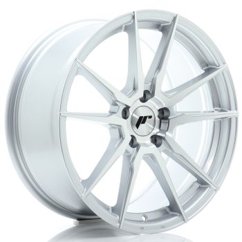 JR Wheels JR21 18×8 ET40 5×112 Silver Machined Face