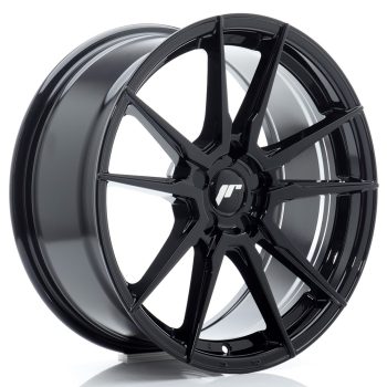 JR Wheels JR21 18×8 ET20-40 5H BLANK Gloss Black
