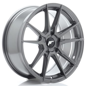 JR Wheels JR21 18×8 ET20-40 5H BLANK Hyper Gray