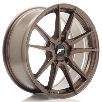 JR Wheels JR21 18×8 ET20-40 5H BLANK Matt Bronze