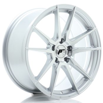 JR Wheels JR21 18×8,5 ET45 5×112 Silver Machined Face