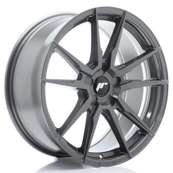 JR Wheels JR21 19×8 ET20-40 5H BLANK Hyper Gray
