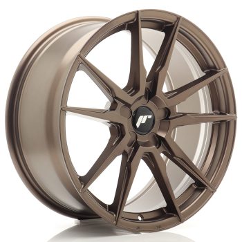 JR Wheels JR21 19×8 ET20-40 5H BLANK Matt Bronze