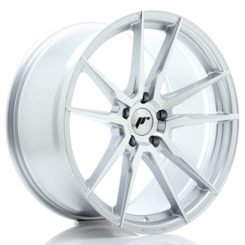 JR Wheels JR21 20×10 ET40 5×120 Silver Machined Face