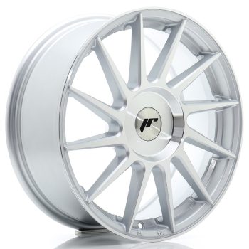 JR Wheels JR22 17×7 ET20-40 BLANK Silver Machined Face