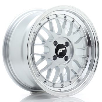 JR Wheels JR23 16×8 ET20 4×100 Hyper Silver w/ Machined Lip