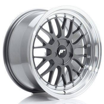 JR Wheels JR23 18×9,5 ET20-48 5H BLANK Hyper Gray w/ Machined Lip