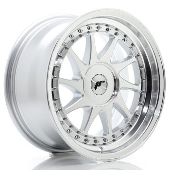 JR Wheels JR26 16×8 ET10-30 BLANK Silver Machined Face
