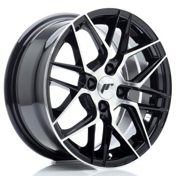 JR Wheels JR28 15×7 ET25 4×100 Gloss Black Machined Face