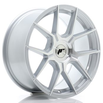 JR Wheels JR30 17×8 ET20-40 BLANK Silver Machined Face
