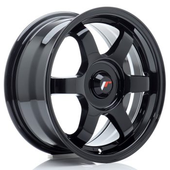 JR Wheels JR3 15×7 ET25-42 BLANK Gloss Black