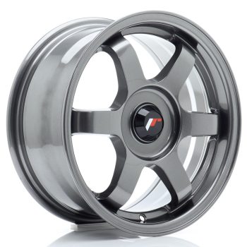 JR Wheels JR3 15×7 ET25-42 BLANK Gun Metal