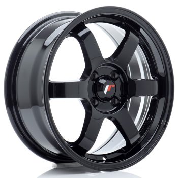 JR Wheels JR3 16×7 ET25 4×100 Gloss Black