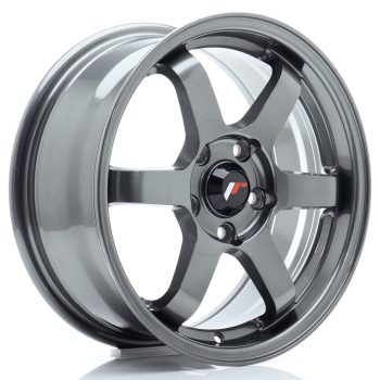 JR Wheels JR3 16×7 ET25 4×100 Gun Metal