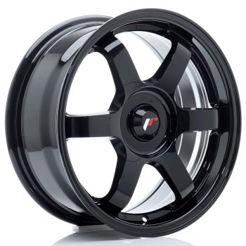 JR Wheels JR3 16×7 ET25-40 BLANK Gloss Black