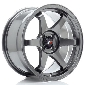 JR Wheels JR3 16×8 ET25 4×100 Gun Metal