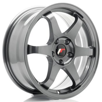 JR Wheels JR3 17×7 ET40 4×100 Gun Metal