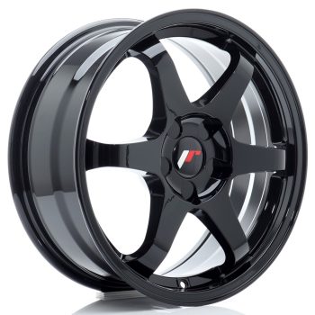 JR Wheels JR3 17×7 ET20-42 5H BLANK Gloss Black