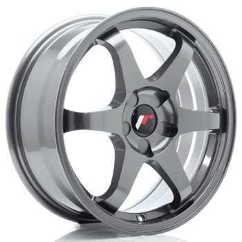 JR Wheels JR3 17×7 ET20-42 5H BLANK Gun Metal