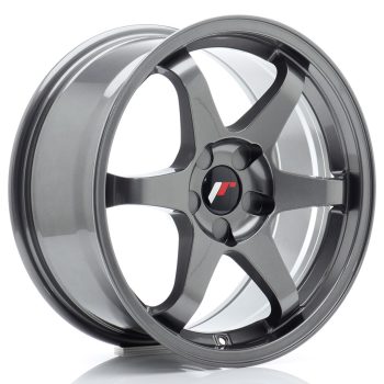 JR Wheels JR3 17×8 ET20-35 5H BLANK Gun Metal
