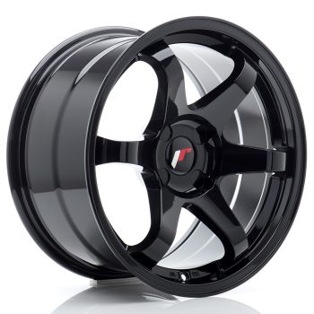 JR Wheels JR3 17×9 ET20-35 4H BLANK Gloss Black