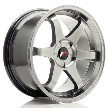 JR Wheels JR3 18×9 ET15-40 5H BLANK Hyper Black