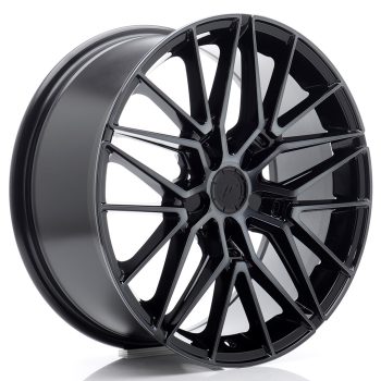 JR Wheels JR38 18×8 ET20-45 5H BLANK Black Machined w/ Tinted Face